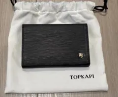 新品未使用 TOPKAPI トプカピ 名刺入れ ブラック 牛革 ユニセックスのサムネイル