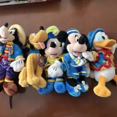 ディズニーシー限定　グランドオープン　ぬいぐるみパッチ5体セット