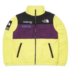 Supreme×North Face Fleece Jacket yellow