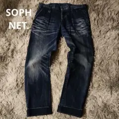 ジェイシーラグズ デニムパンツ ストレート 無地 W31 紺 綿 デイリー 