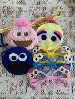 USJ セサミストリートポシェットとサングラスセット