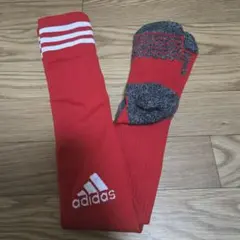 adidas サッカーソックス　レッド　Lのサムネイル