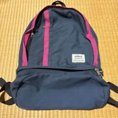即日発送❣️möbus ネイビー ピンク リュック　美品のサムネイル