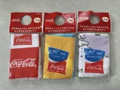 【匿名配送】　コカ・コーラ アテネオリンピック ミニタオル 3枚セットのサムネイル