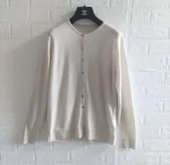 美品✨ドゥーズィエムクラス 　FF grace 　クルーネックカーディガン 　毛