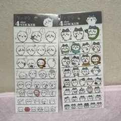 ちいかわ 4サイズステッカー ちいかわ ハチワレ 2点セット