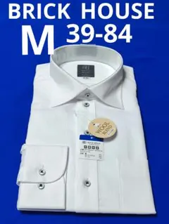 ♦BRICK HOUSE ♦ M 39-84 ♦白 メンズワイシャツ長袖