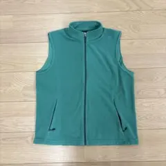 美品 mont-bell モンベル フリース ベスト 緑 L