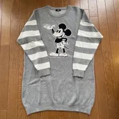 美品 ロデオクラウンズ RCWB ミッキーマウス 長袖ニットワンピ