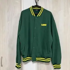 XLARGE グリーン　スタジャン　ジャケット L