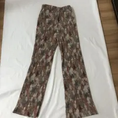 RESEXY プリーツパンツ マーブル柄 Fのサムネイル