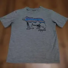 patagonia クマイラスト Tシャツ S (7-8)130cm