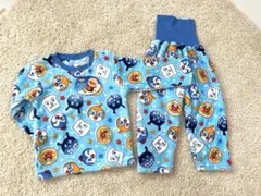 【新品・タグ付】アンパンマン/キャラクター柄/パジャマ/100cm/もこもこ