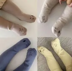 韓国子供服　80cm　スヌーピー ベビーレギンス ブラウン 1点