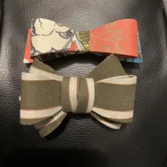 【匿名配送】リボンヘアアクセサリー2個セット