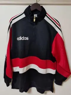 古着adidas ハーフジップトラックジャッケット