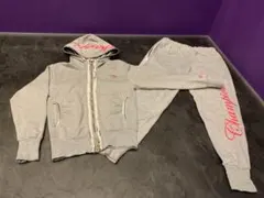 Champion グレー セットアップ フード付き