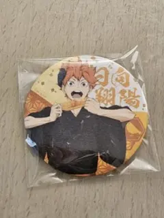 ハイキュー!! 日向翔陽 和紙風缶バッジ