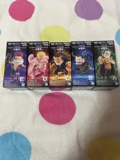 ワンピース ワールドコレクタブルフィギュア好敵手全5種セット