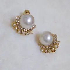 【値下げ中】パールイヤリング　結婚式 入学式 成人式 パーティ