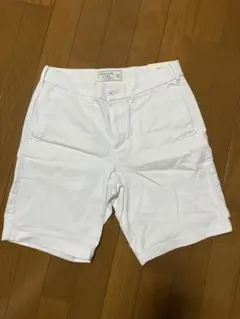 Abercrombie&Fitch ショートパンツ サイズ28 白のサムネイル