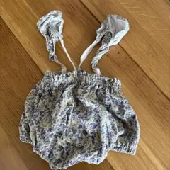 Cottoli花柄ロンパース 70-80cm