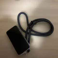 スマホショルダーストラップ ブラック