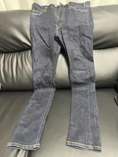 ネイビー　スキニー　デニム　ジーンズ