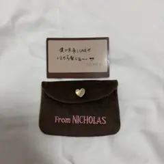 &TEAM &♡NICHOLAS LOVE LETTER POUCH