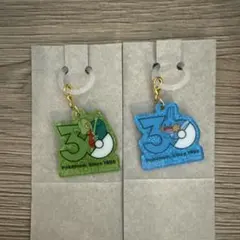 ポケチャーム　30周年ロゴマスコット　ミズゴロウ　キモリ　セット