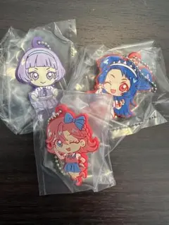 アイプリ ラバーマスコット4 キーホルダー３点セット　おとめ　ビビ　チィ