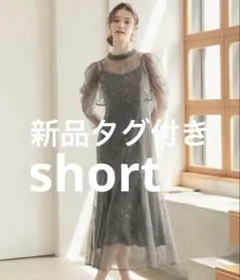 新品　ドリードール　ボレロキャミワンピースレイヤード総レースパーティードレス