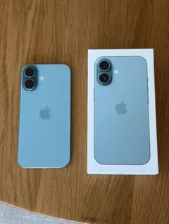 【美品】iPhone16 ティール 128GB 本体 + ケース Amazon | 【整備済み品】Apple iPhone 16 128GB ティール SIMフリー 5G