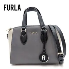 希少カラー　フルラ　ミネルヴァS　2WAY　ショルダーバッグ　未使用級　グレー