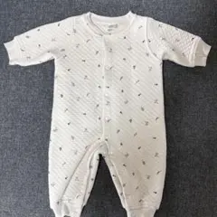 H&M ベビー ロンパース キルティング 花柄 68cm
