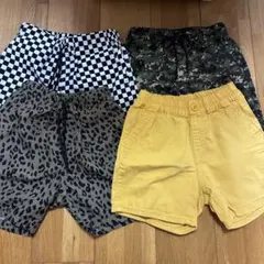 キッズハーフパンツ4点セット 110・100