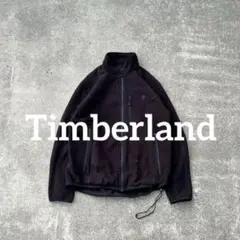 90s Timberland フリースジャケット 古着 Y2K テック ブラウン
