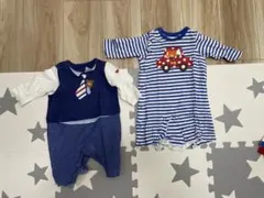 ミキハウス　ロンパース2点セット