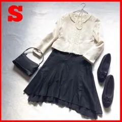 【美品】ロペピクニック × エフデ ママ セレモニー セットアップ カシミヤS