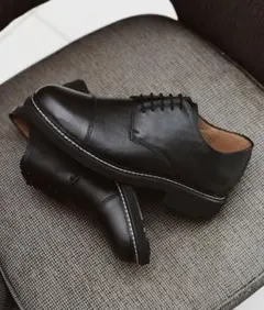 GENUINE LEATHER PLAIN DERBY SHOES Ｍサイズのサムネイル