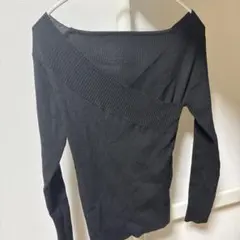 Dazy 黒 ニット Sサイズ オフショルダー