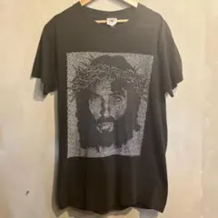 ビンテージ　レア　キリスト　テキストフェイス　プリント