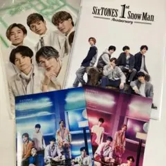 SixTONES クリアファイル 未使用 4種 SnowMan