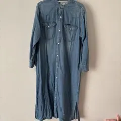 デニムワンピース長袖