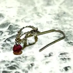 ピアス　片方　アメジスト