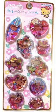 ウォーターインシール 日焼けキティ サンリオ ハローキティ