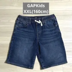 GAP Kidsプルオンルーズフィット デニム ショートパンツ 160