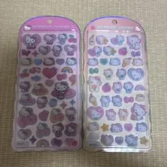 コットンパフィーシール　サンリオ　キティ2種類　新品未使用　正規品