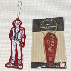 ツイステ アクリルチャーム ルームキーチャーム トレイ・クローバー 2点セット