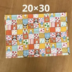 うさぎくま カフェ おやつ 20×30 ランチョンマット 3枚 裏地あり